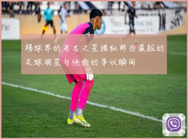 踢球界的恶名之星揭秘那些最脏的足球明星与他们的争议瞬间